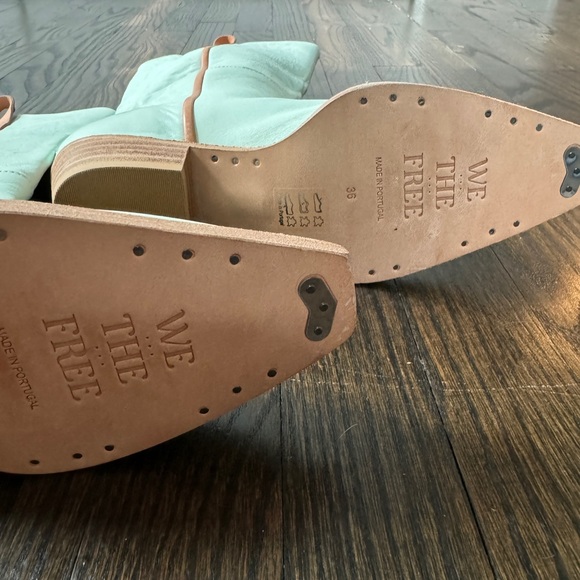 Free People seafoam blue cowgirl boots - Picture 5 of 7